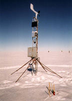 An automated weather station.